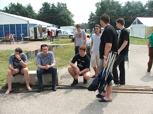 Campzone 2005 - T@C-team rust uit