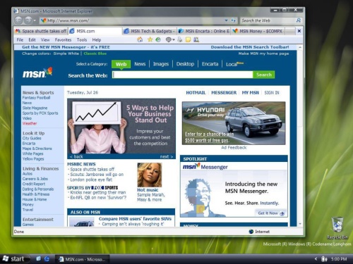 Windows Vista Beta 1 - Internet Explorer 7 Beta 1 (klein)
