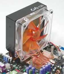 Akasa EVO 120 heatpipe-cpukoeler