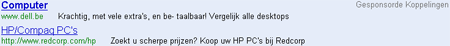 Google gesponsorde links Google gesponsorde links