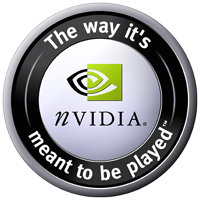 nVidia's 'The way it's meant to be played'-logo (klein)