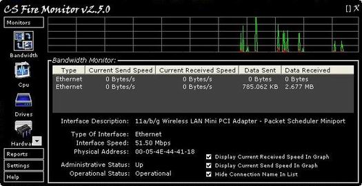 CS Fire Monitor 2.5.0 screenshot (resized)