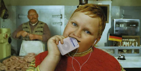 iPod wordt opgegeten