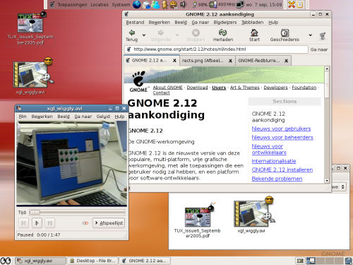 Gnome 2.12 overzichtsscreenshot (kleiner) Gnome 2.12 overzichtsscreenshot (kleiner)