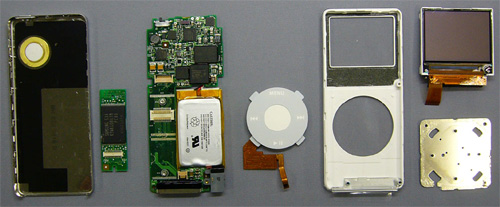 iPod nano - onderdelenoverzicht