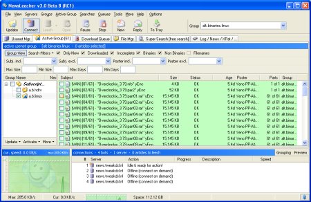 NewsLeecher v3.0 Beta 8 (RC1) screenshot thumbnail