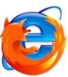 Firefox en Internet Explorer broederlijk in elkaars armen