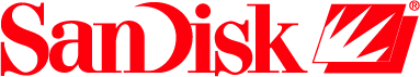 SanDisk logo rood