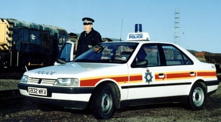 Engelse politieauto