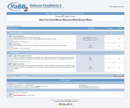 YaBB 2.0 screenshot resized)