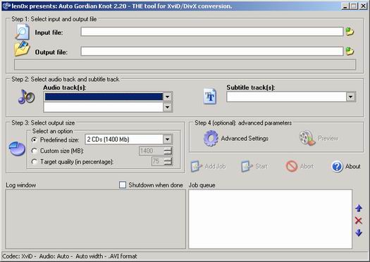 Auto Gordian Knot 2.20 stable screenshot (resized)