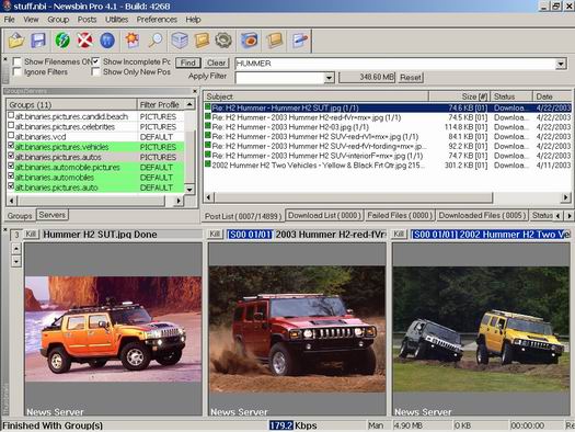 NewsBin Pro screenshot (resized)