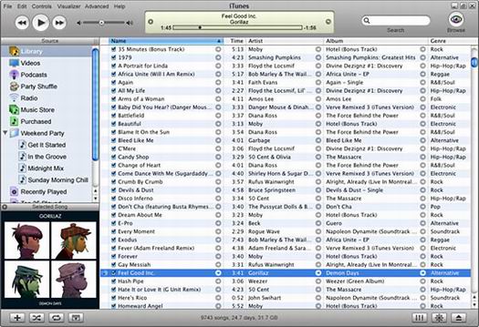 Apple iTunes screenshot (resized)