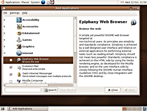 Ubuntu Breeze Breezer screenshot (klein)