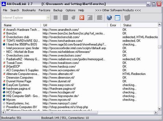 AM-DeadLink 2.7 screenshot (resized)