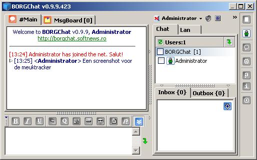 BORGChat 0.9.9 build 423
