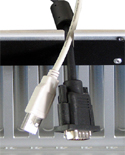 Silverstone LaScala-kast: schermbekabeling