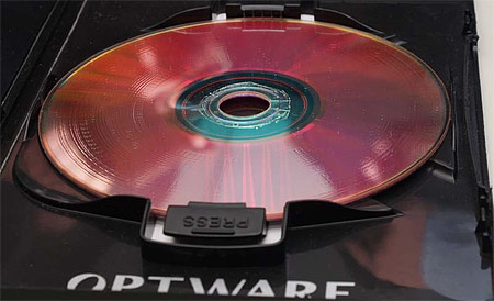 Optoware holografische HVD-schijf (prototype)
