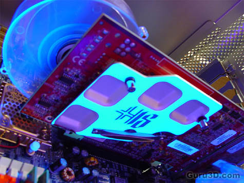 HIS X800 GTO - uv-reactief