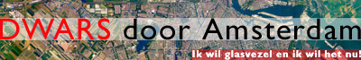 'Dwars Door Amsterdam'-glasvezelpromobanner