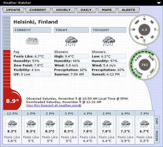 Weather Watcher 5.6 screenshot (resized)