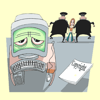 Copyright cartoon