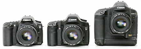 Canon 20D, 5D en 1Ds mark II Canon 20D, 5D en 1Ds mark II