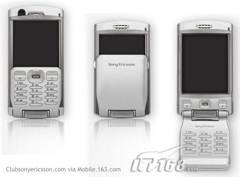 SonyEricsson P990 (links) en de vermeende P970 (midden en rechts)