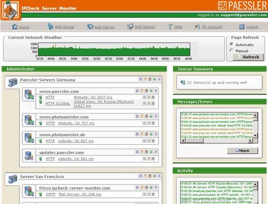 IPCheck Server Monitor screenshot (resized)
