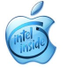 Apple with Intel Inside (blauw)