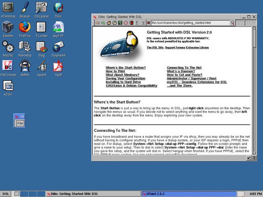 Damn Small Linux 2.0