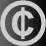Copyrightsymbool met dollarstreep erdoor