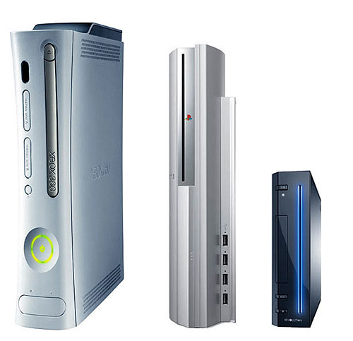 Xbox 360, PlayStation 3 en Revolution Xbox 360, PlayStation 3 en Revolution