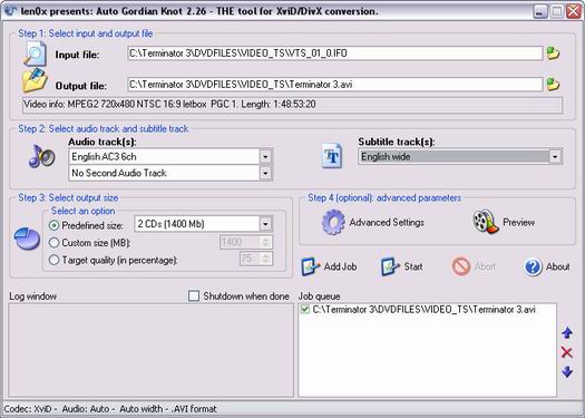 Auto Gordian Knot 2.26 screenshot (resized)