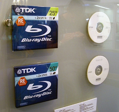 TDK 25GB en 50GB rewritable BD's