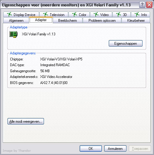 XGI Volari V3 Reactor 1.13 WHQL