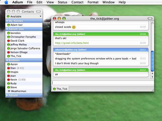 Adium X screenshot (resized)