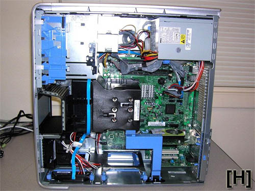 Dell Dimension XPS 400: binnenwerk Dell Dimension XPS 400: binnenwerk