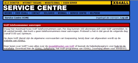 Xs4all biedt VoIP aan