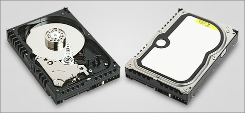 Western Digital Raptor WD1500 open en dicht