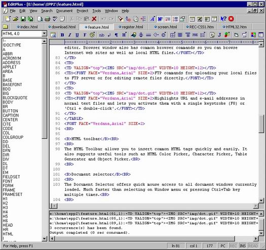 EditPlus screenshot (resized)