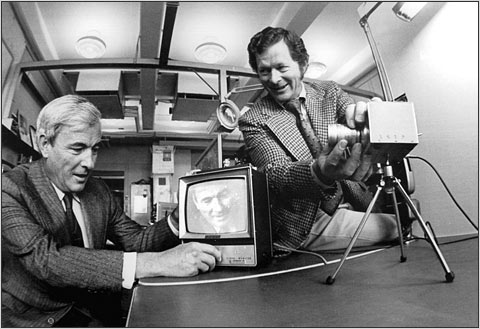Dr. Willard Boyle en dr. George Smith, ontdekkers van het CCD