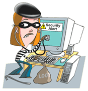Hacker in actie