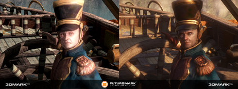 Vergelijking Canyon Flight in 3DMark05 en 3DMark06 Vergelijking Canyon Flight in 3DMark05 en 3DMark06