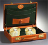 Koffer met gouden cd's