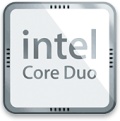 Apples Intel Core Duo button