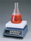 Erlenmeyer op weegschaal