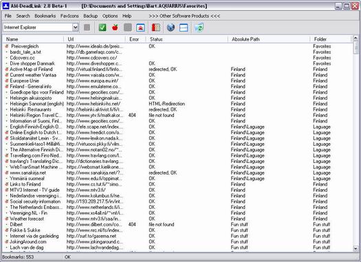 AM-DeadLink 2.8 beta 1 screenshot (resized)