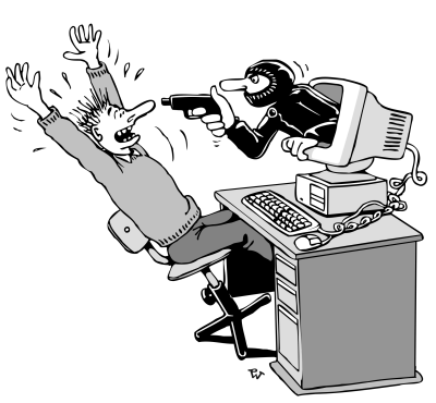 Cybercrime toon Cybercrime toon