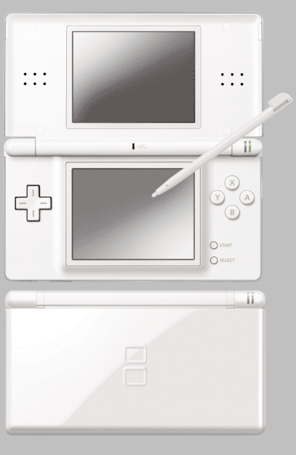 Nintendo DS Lite productillustratie Nintendo DS Lite productillustratie